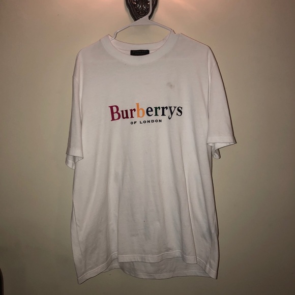 burberry logo t shirt rainbow